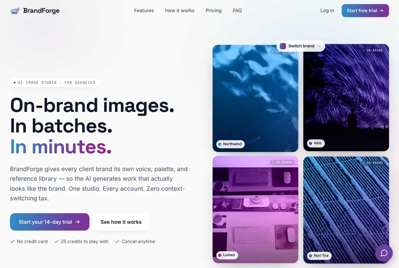 BrandForge — product screenshot