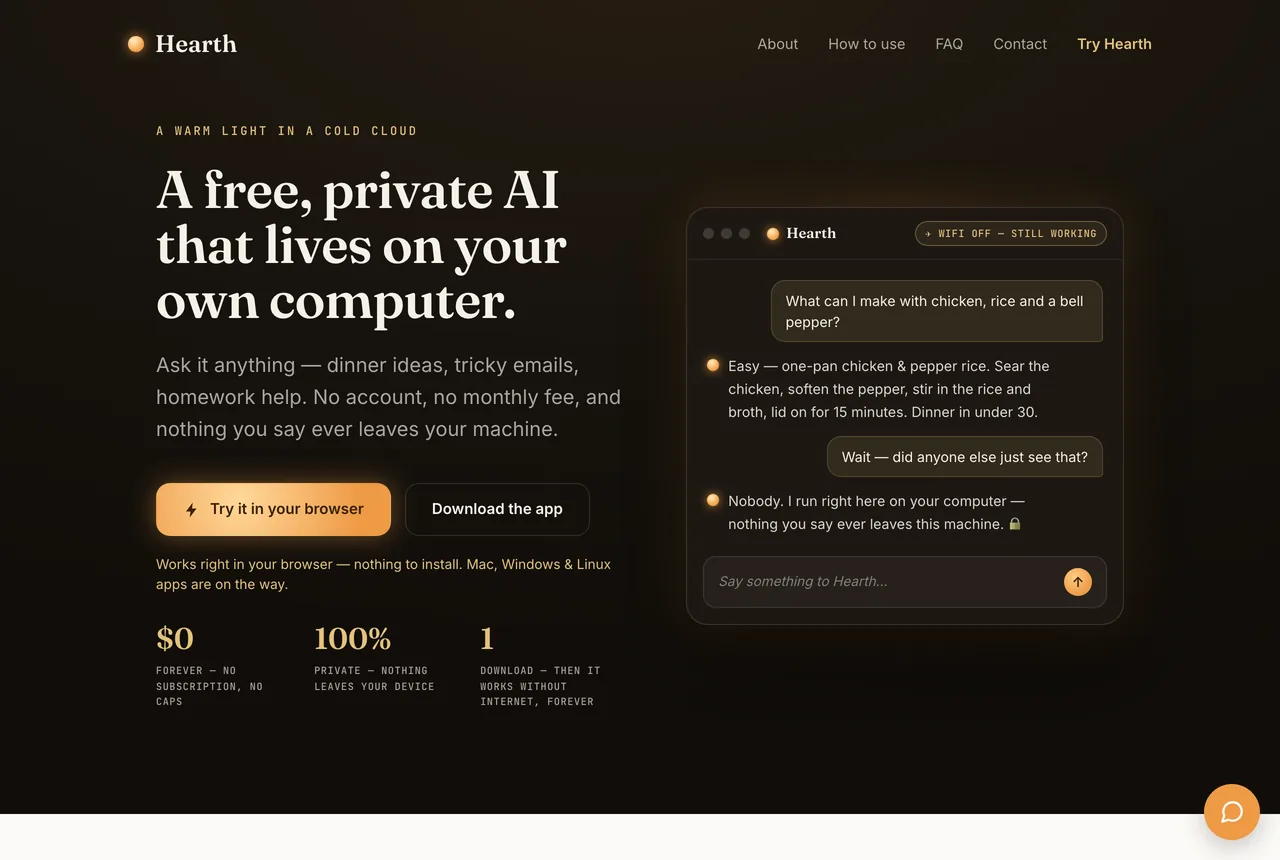 Hearth — product screenshot