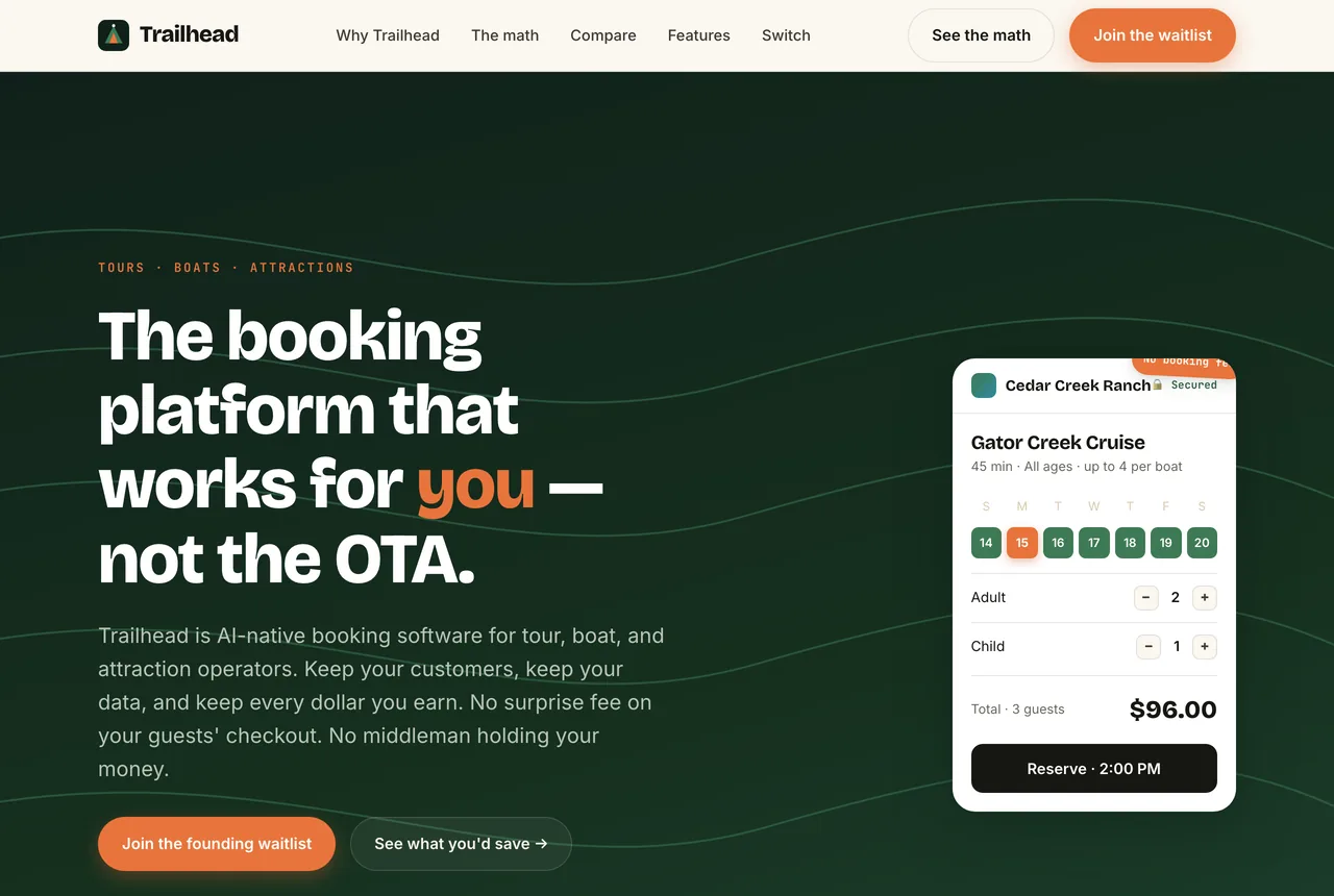 Trailhead — product screenshot
