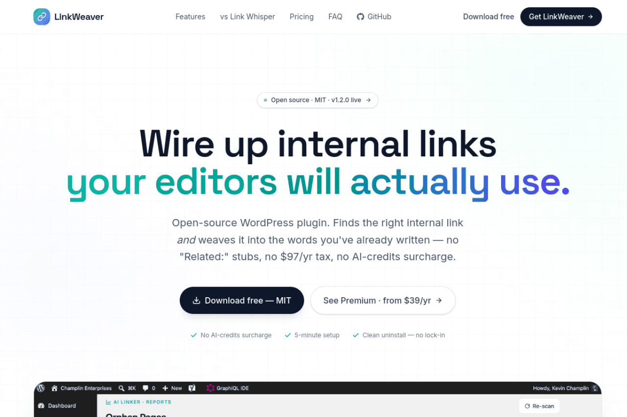 LinkWeaver — Project Screenshot