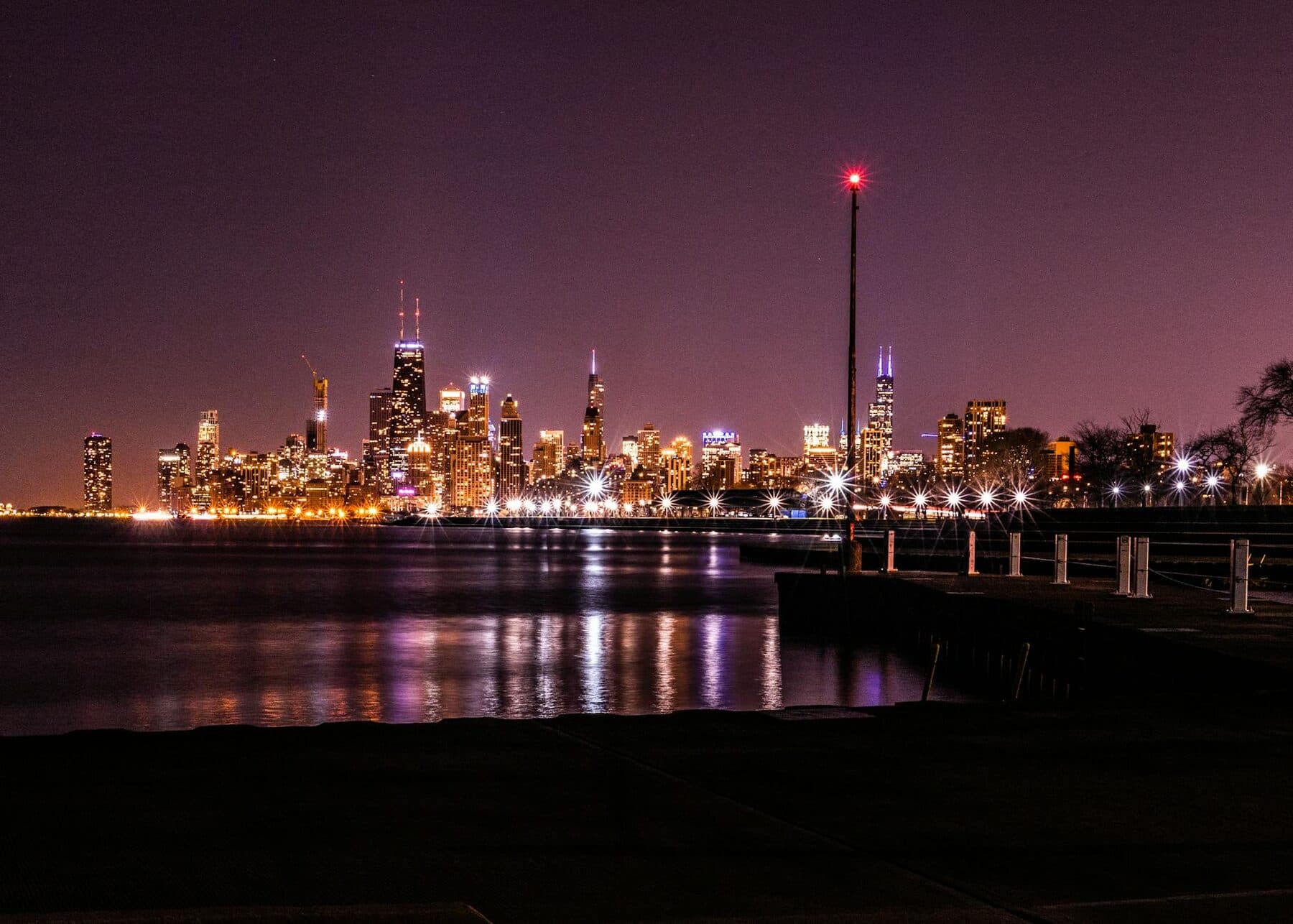 The Chicago skyline