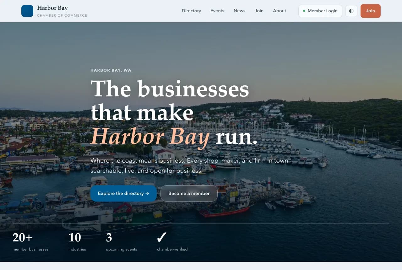 A live business website engineered and run by Champlin Enterprises