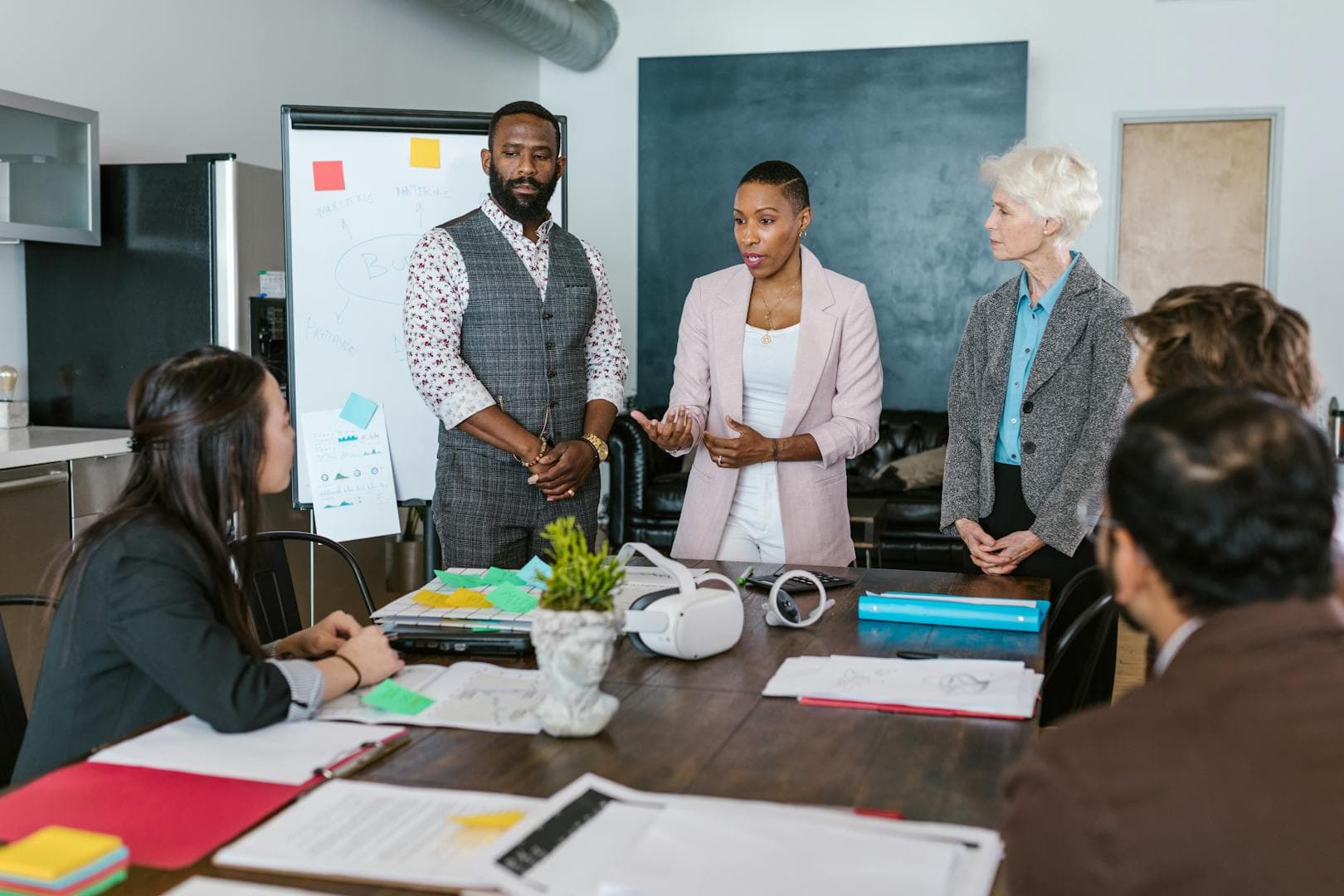 A strategy session mapping AI opportunities