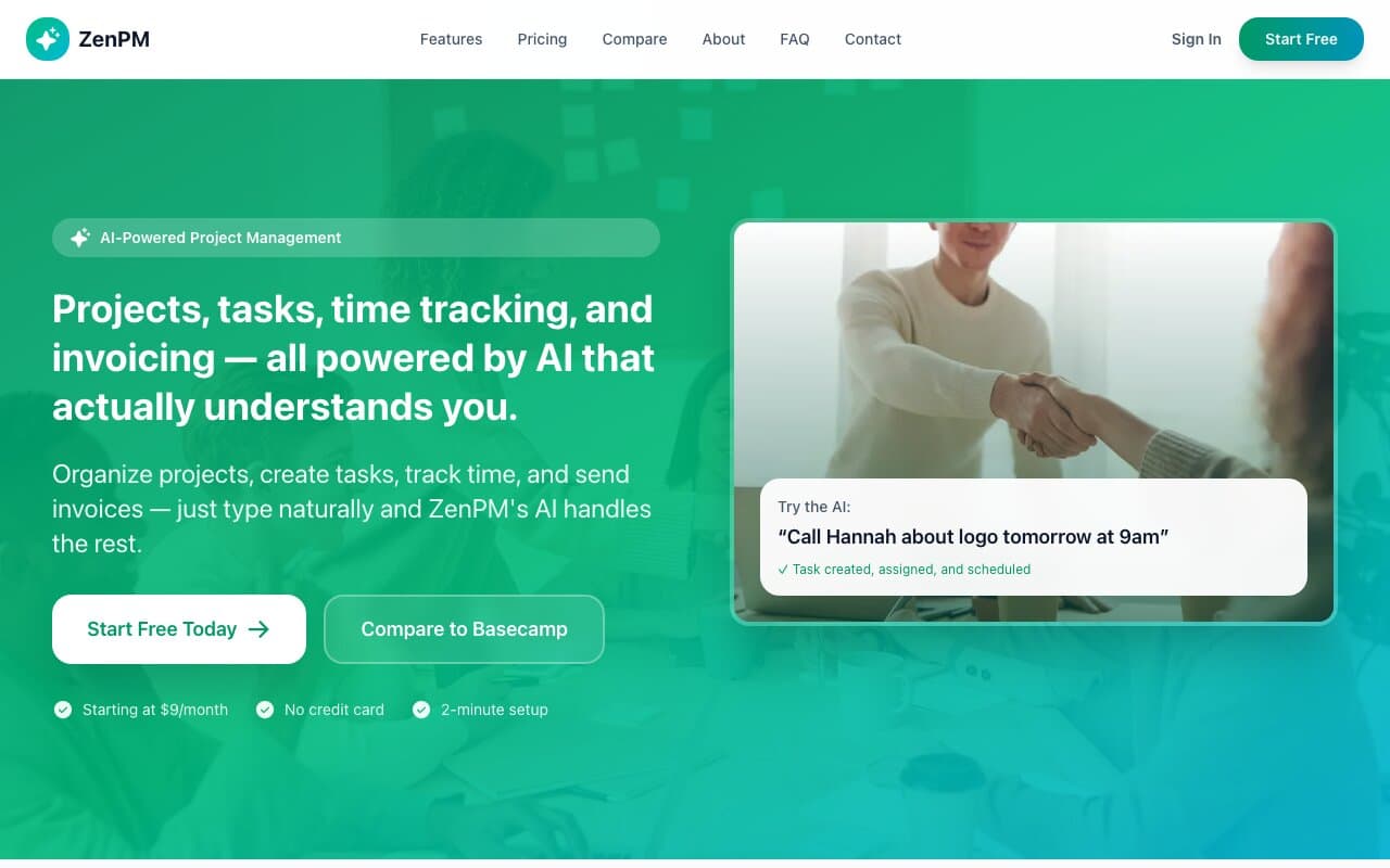 ZenPM — Project Screenshot