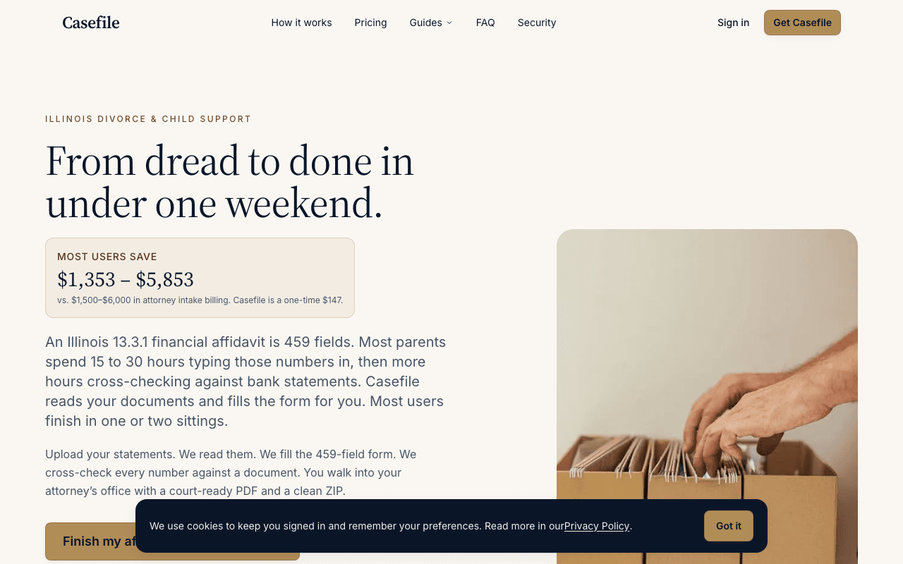 Casefile — Project Screenshot