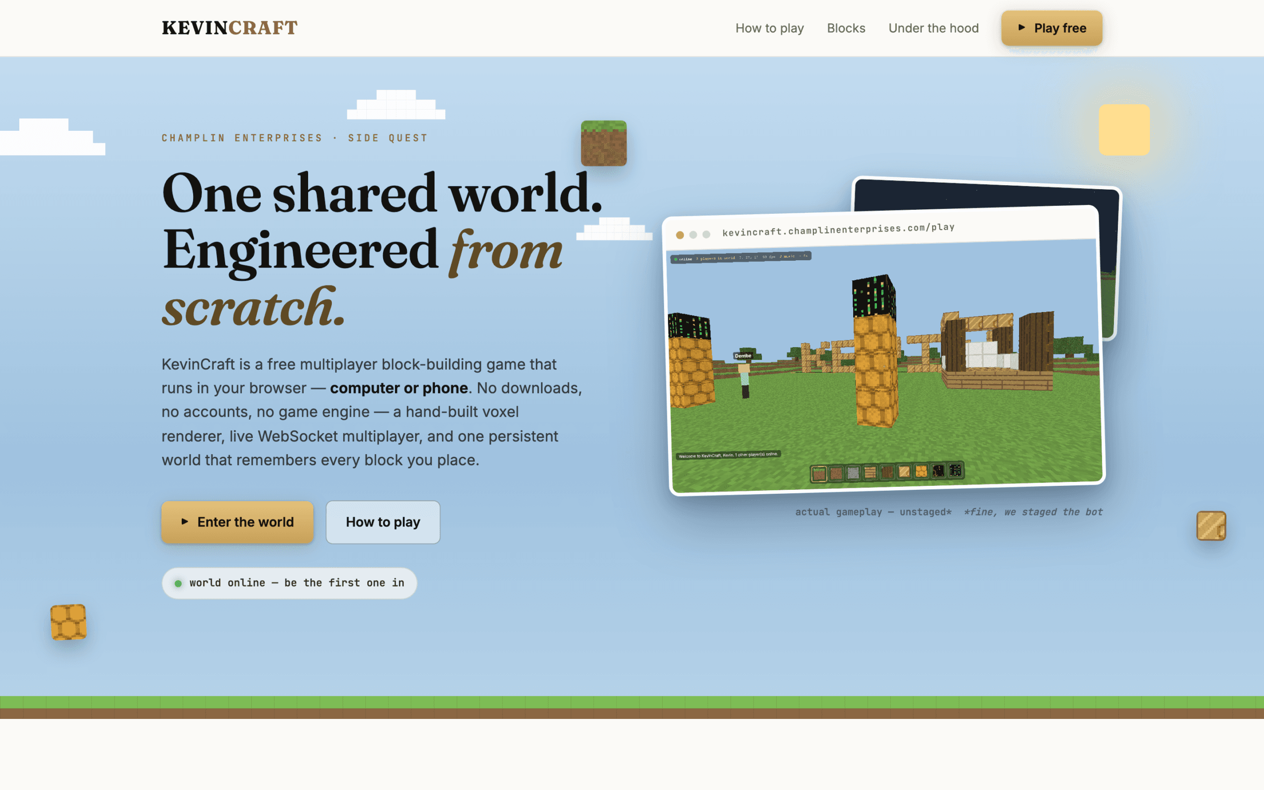 KevinCraft — Project Screenshot