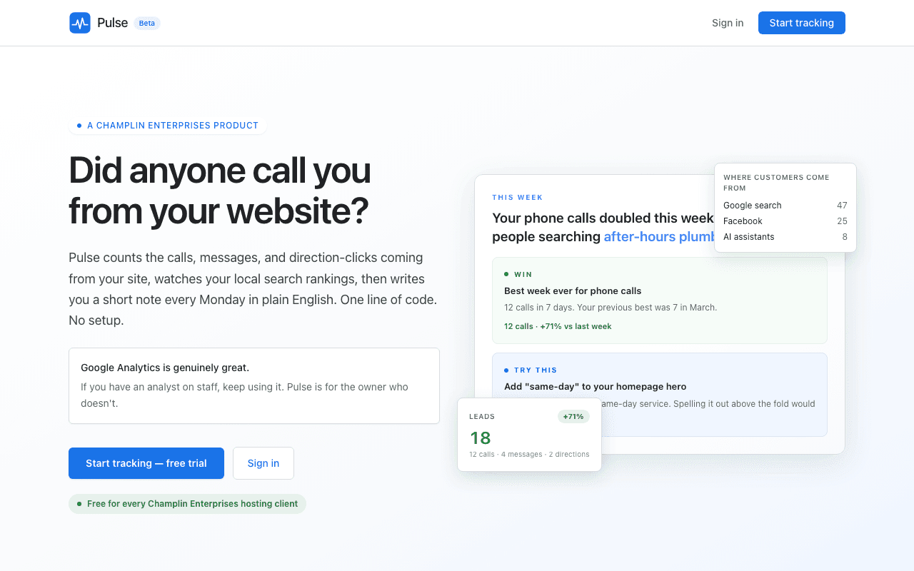 Pulse — Project Screenshot